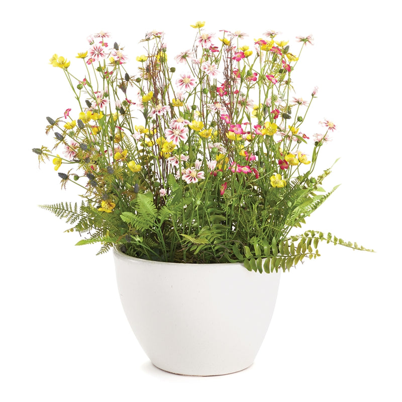 Napa Home Garden, WILDFLOWER ARRANGEMENT IN POT 24",cc424