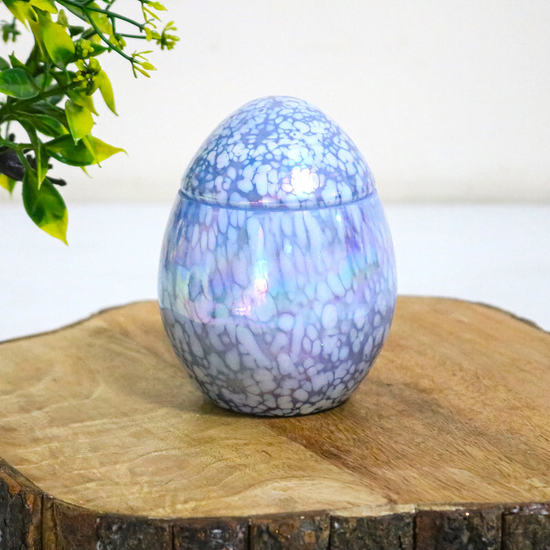 Bunny Blooms Speckled Easter Egg Candle