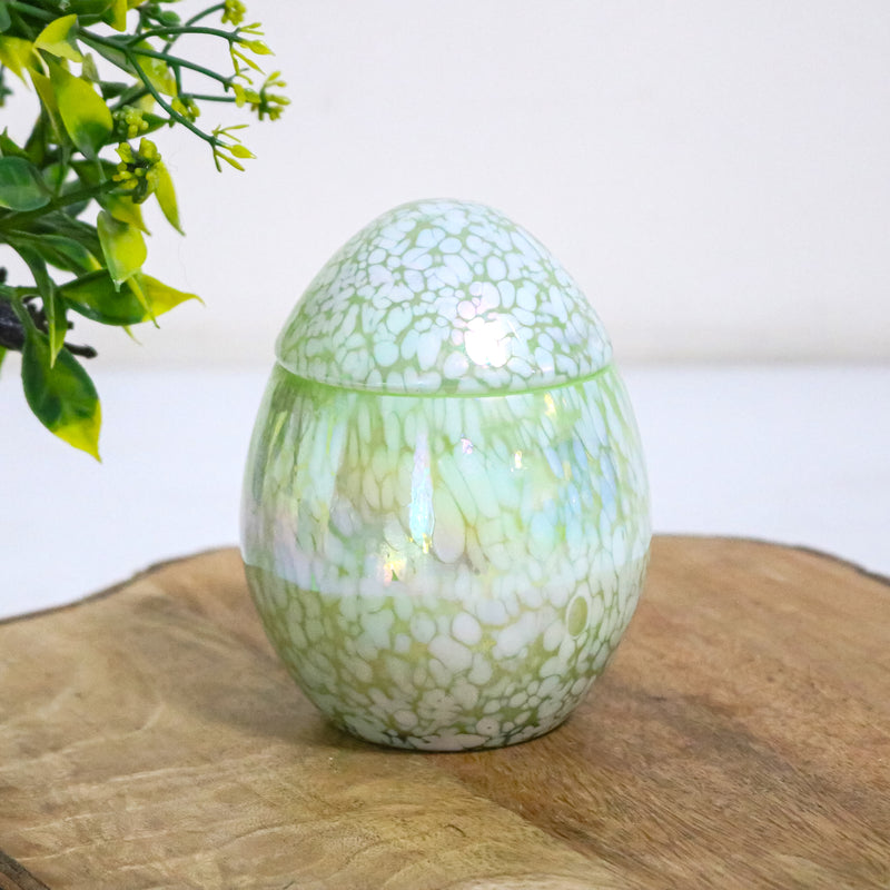 Bunny Blooms Speckled Easter Egg Candle