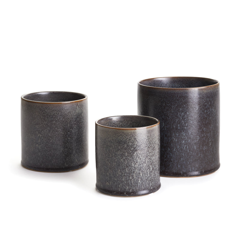 NAPA Home & Garden, AURA POTS, SET OF 3,CH320GY