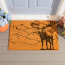 High Country Wilderness Coir Mat, Moose, 36"x24"
