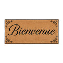 Canada Strong Bienvenue Flocked Coir Sassafras Switch Mat, Filigree, 22"x10"