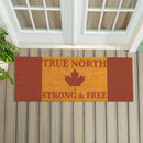 Canada Strong True North Coir Mat, Strong & Free, 60"x24"