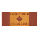Canada Strong True North Coir Mat, Strong & Free, 60"x24"