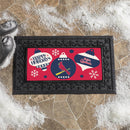 St Louis Cardinals Holiday Flocked Coir Sassafras Switch Mat, 22"x10"