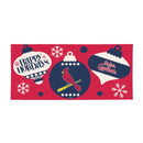 St Louis Cardinals Holiday Flocked Coir Sassafras Switch Mat, 22"x10"
