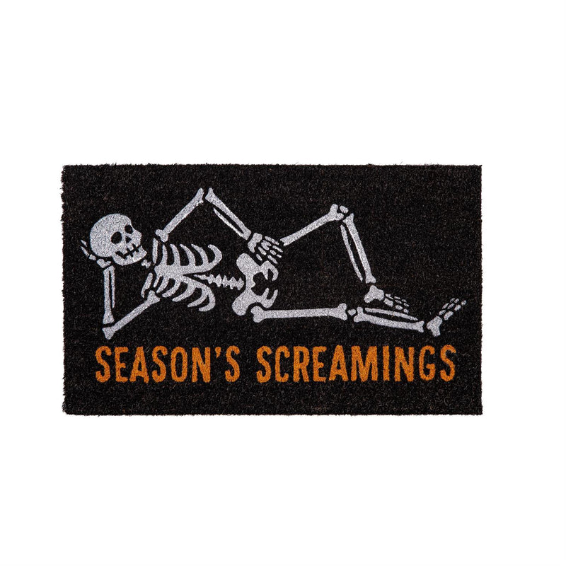 Skeleton Seasons Screaming's Coir Mat