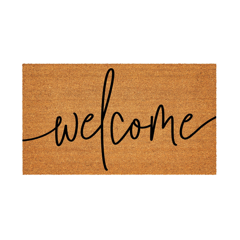 Coastal Coir Mat Welcome 28x16"