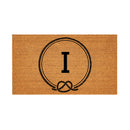 Coastal Coir Mat Nautical Monogram 28x16"