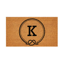 Coastal Coir Mat Nautical Monogram 28x16"