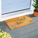 Blue Coastal Beach, Coir Mat 28"x16"