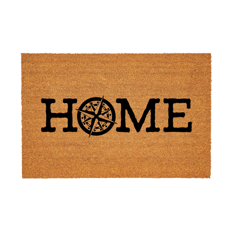 Coastal Coir Mat Nautical Home 36x24"