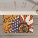 American Classic Patriotic Sunflower, Coir Mat 30"x18"