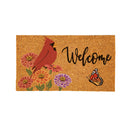 Spring Cardinal Time Coir Mat