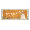 Bunny Blooms Floral Bunny, Coir Mat, 60"x24"