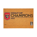 Florida Panthers, Stanley Cup 2025 Champions Large Full Color Coir Mat, 36"x24"