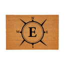 Coastal Coir Mat Compass Monogram 36x24"