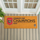 Florida Panthers, Stanley Cup 2025 Champions Extra Large Full Color Coir Mat, 60"x24"