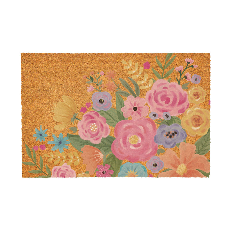 Bunny Blooms Spring Blossom, Coir Mat, 36"x24"