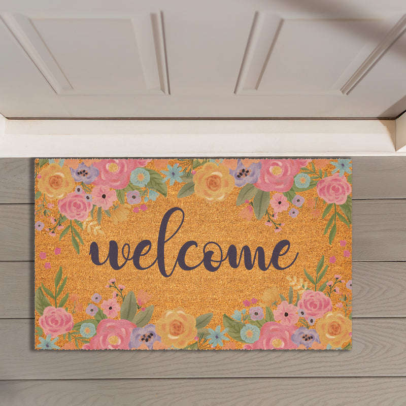 Bunny Blooms Spring Blossom, Coir Mat 30"x18"