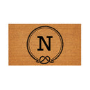Coastal Coir Mat Nautical Monogram 28x16"