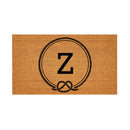 Coastal Coir Mat Nautical Monogram 28x16"
