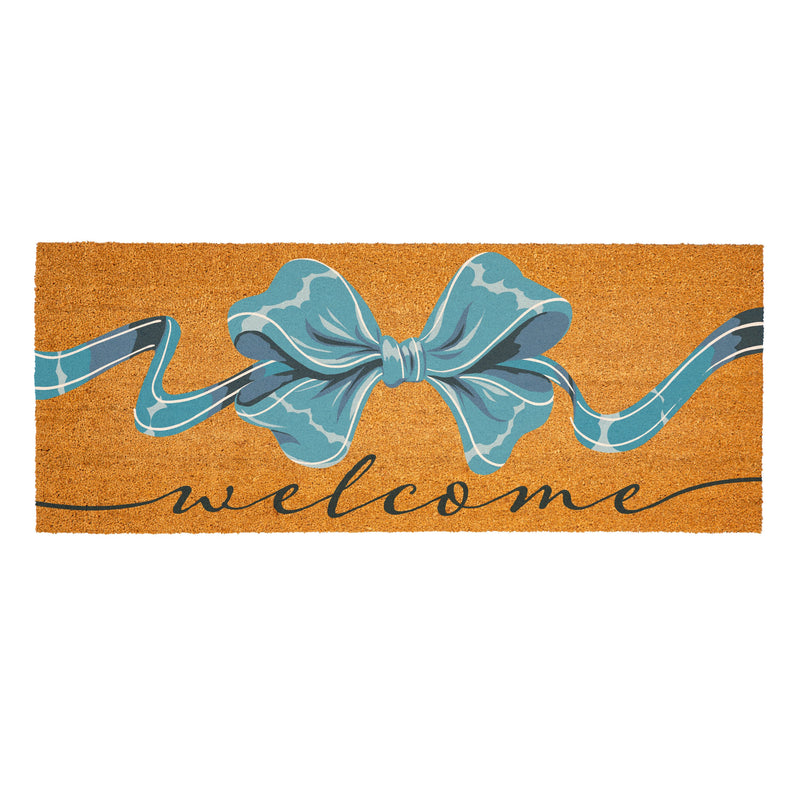 Bunny Blooms Bows & Butterfly, Coir Mat, 60"x24"