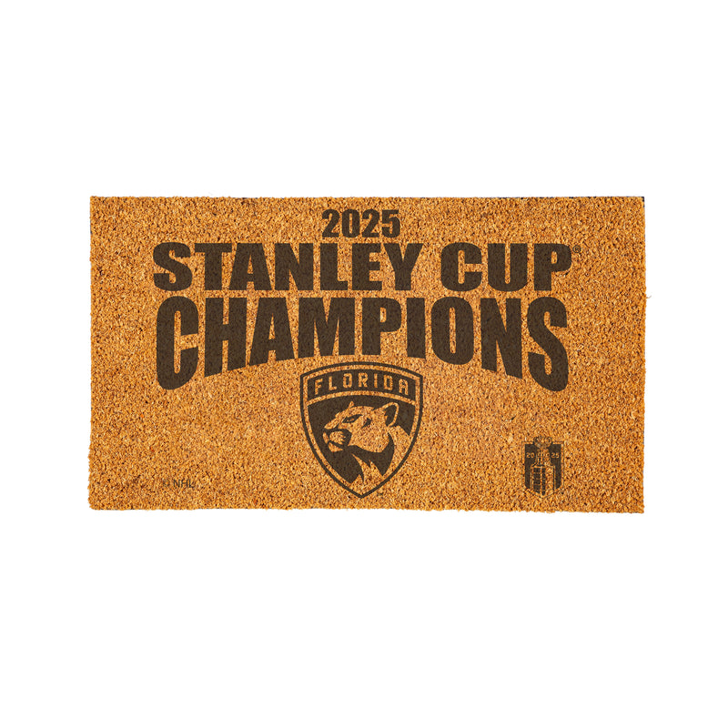 Florida Panthers, Stanley Cup 2025 Champions Coir Mat, One Color