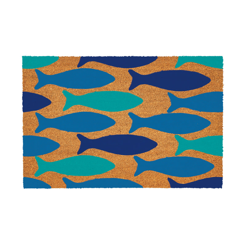 Coastal Coir Mat Fish 36x24"