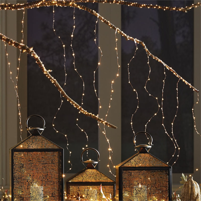 Napa Garden Collection-Napa Night Sky LED Wire Waterfall Lights