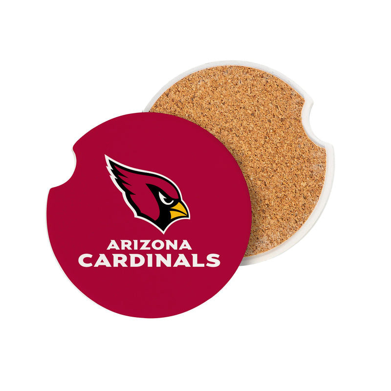 Arizona Cardinals Car Coaster Set, 2pc