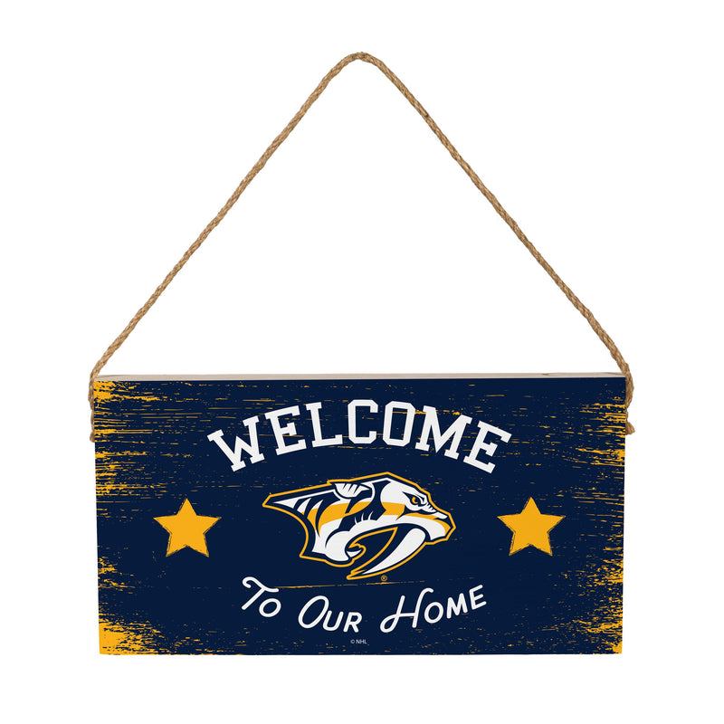 Nashville Predators Wood Wall Sign, 6x11