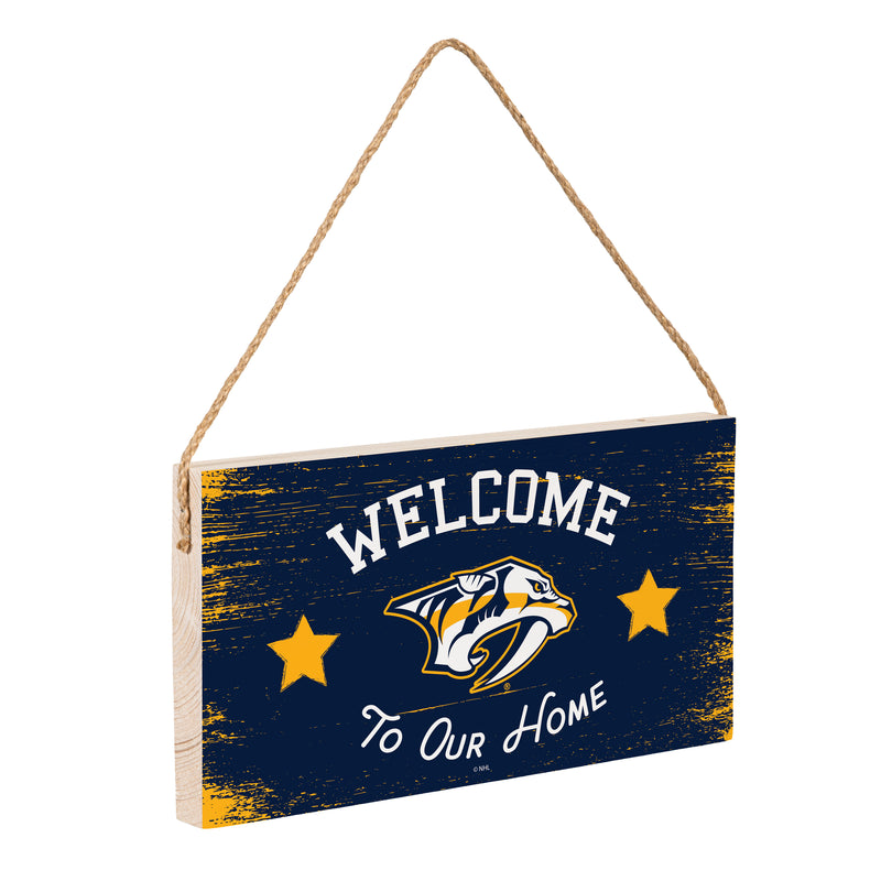 Nashville Predators Wood Wall Sign, 6x11