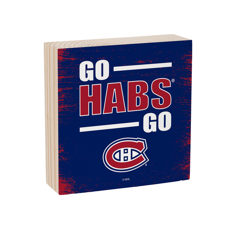 Montreal Canadiens Plock, Down Home Fans, 6x6