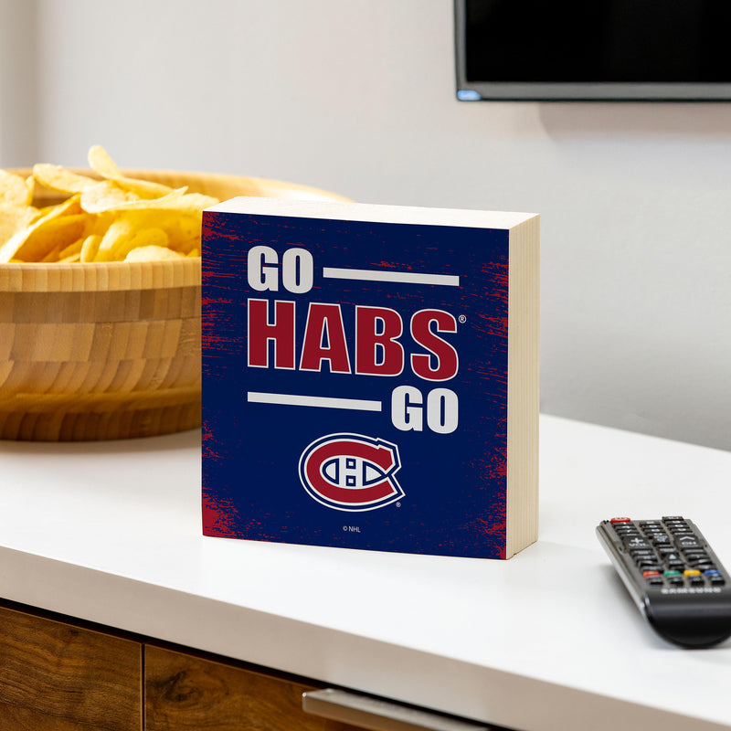 Montreal Canadiens Plock, Down Home Fans, 6x6