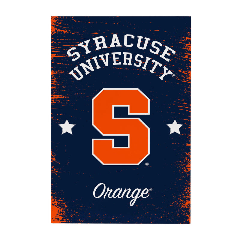 Syracuse University Wood Wall Sign, 16x24
