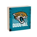Jacksonville Jaguars Plock, Down Home Fans, 6x6