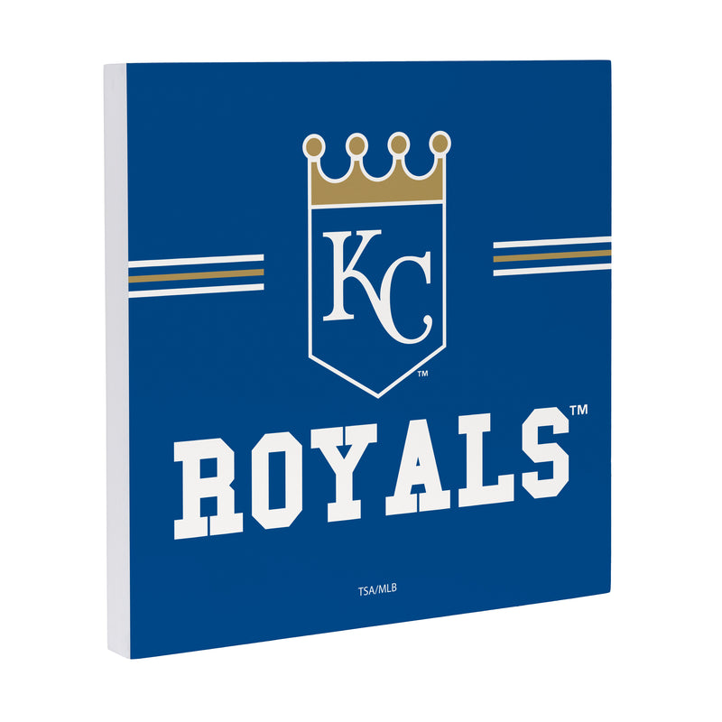 Kansas City Royals Wood Wall Sign, 12x12