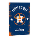 Houston Astros Wood Wall Sign, 16x24
