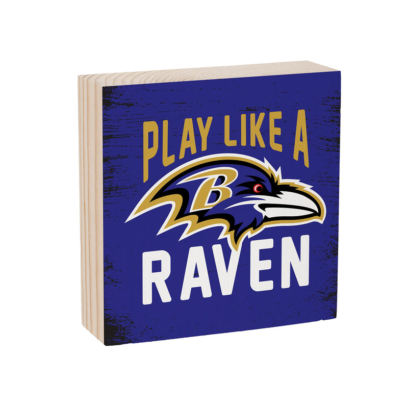 Baltimore Ravens Plock, Down Home Fans, 6x6