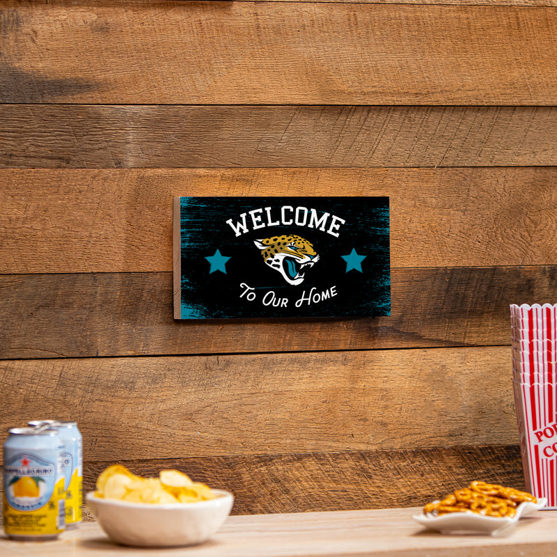 Jacksonville Jaguars Wood Wall Sign, 6x11