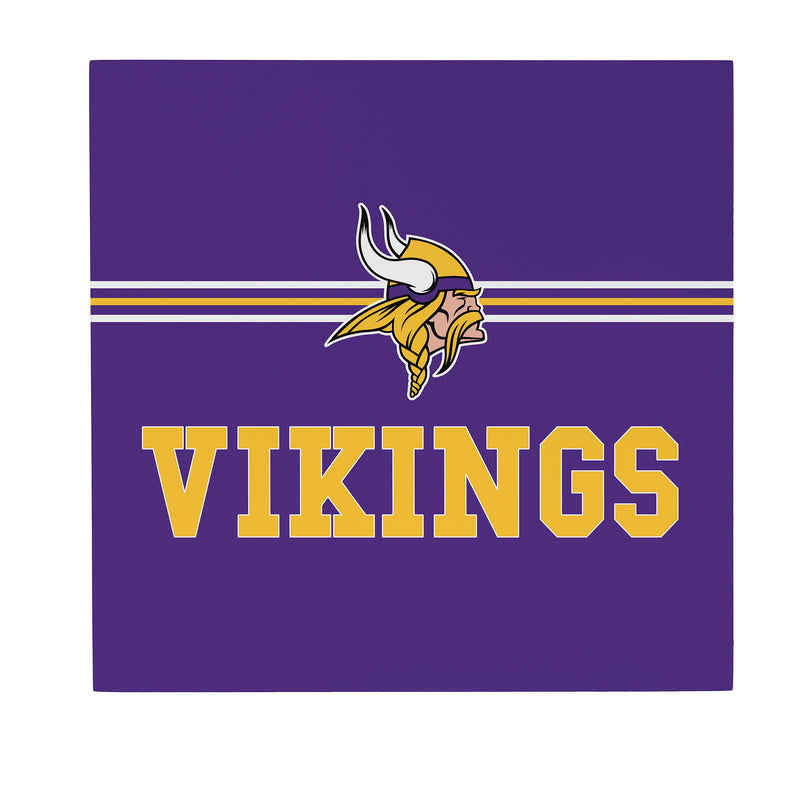 Minnesota Vikings Wood Wall Sign, 12x12