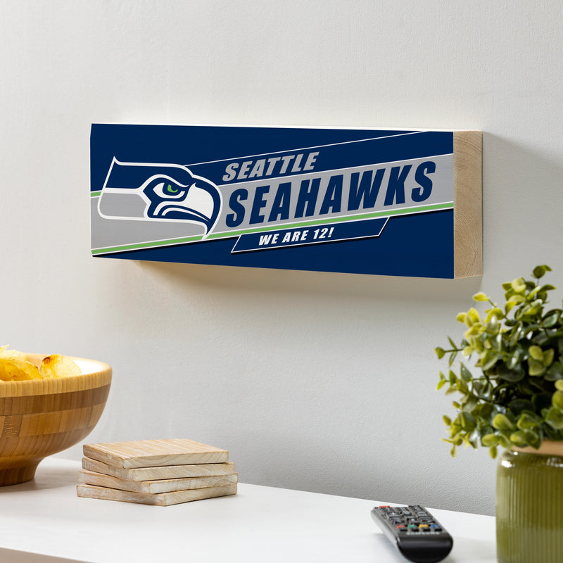 Seattle Seahawks Mantle Sign, Down Home Fans, 5x18
