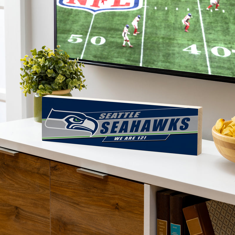 Seattle Seahawks Mantle Sign, Down Home Fans, 5x18