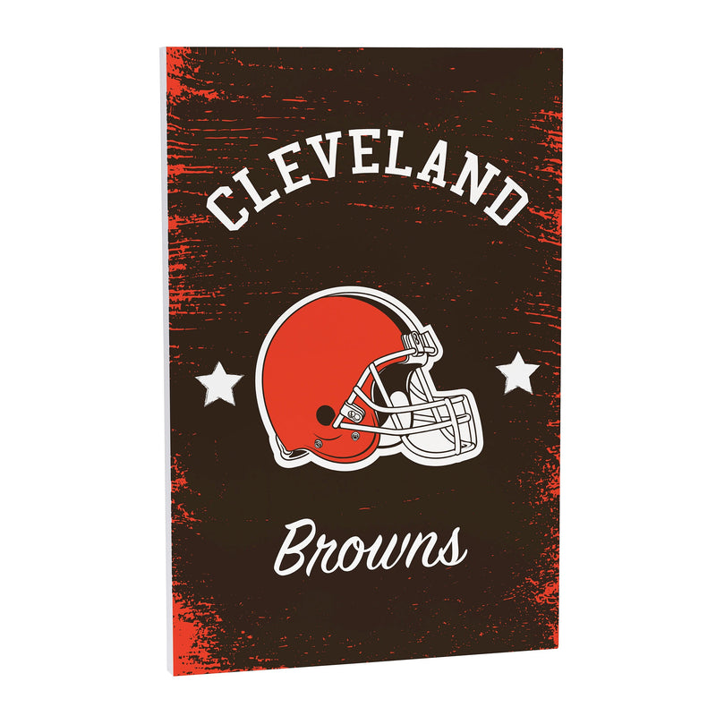Cleveland Browns Wood Wall Sign, 16x24
