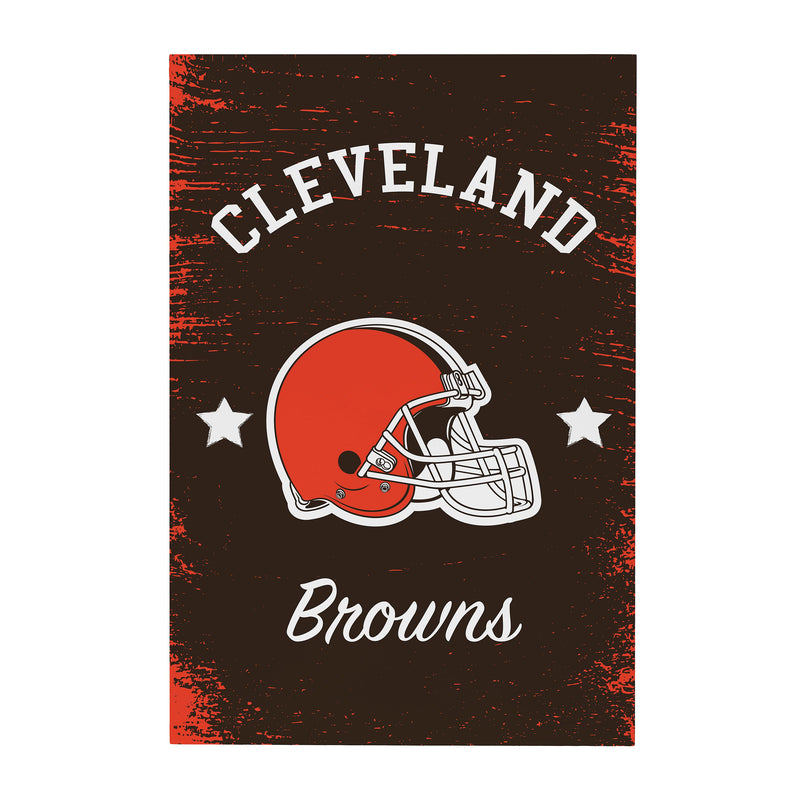 Cleveland Browns Wood Wall Sign, 16x24