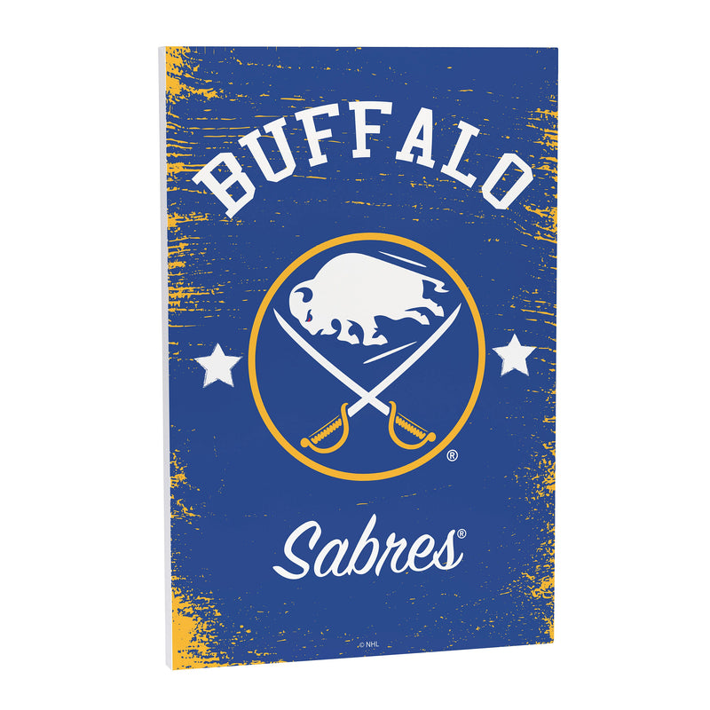 Buffalo Sabres Wood Wall Sign, 16x24