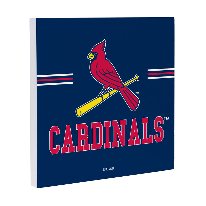 St Louis Cardinals Wood Wall Sign, 12x12