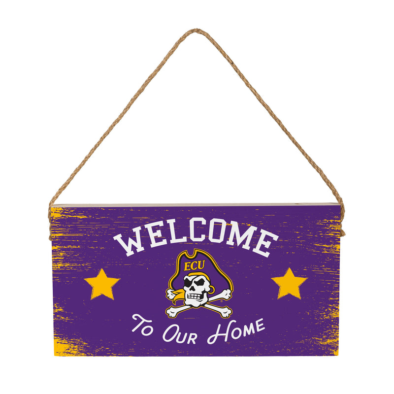 East Carolina University Wood Wall Sign, 6x11