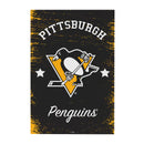 Pittsburgh Penguins Wood Wall Sign, 16x24